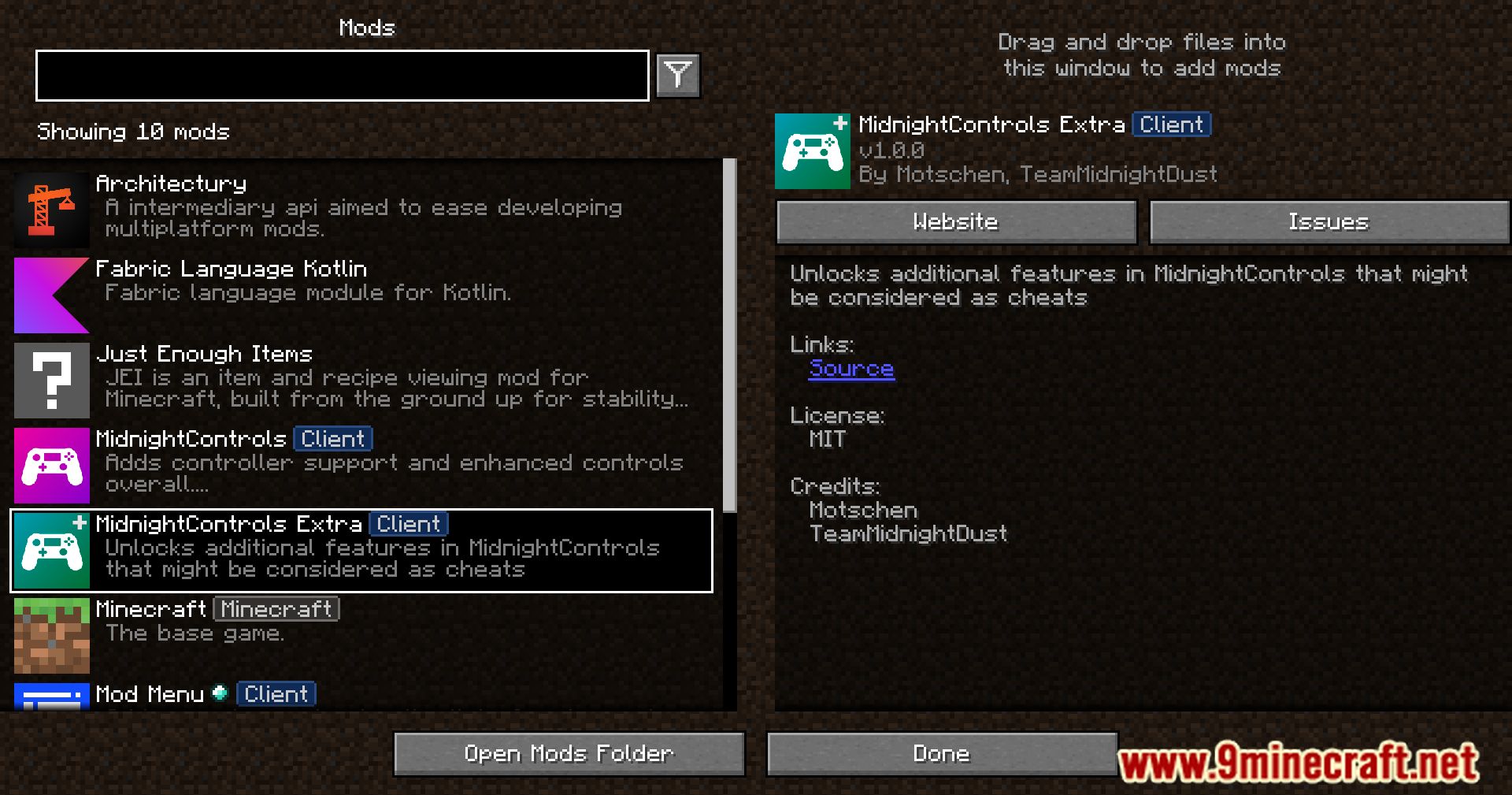 Midnight controls extra mod 1214 1201 exploring the