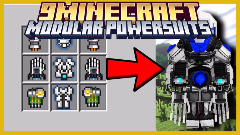Modular powersuits mod (1. 20. 1, 1. 19. 2) – powered armor and tool