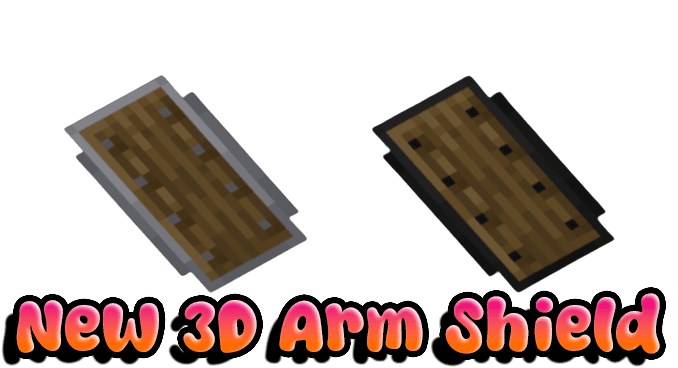 New 3D Arm Shield Texture Pack (1.19) – MCPE/Bedrock