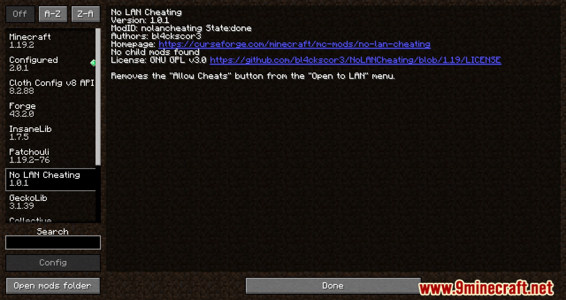 No lan cheating mod 1214 1201 disallow players from