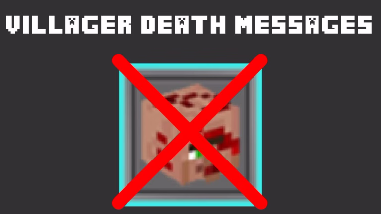 No villager death messages mod (1. 21. 1, 1. 20. 1) – remove the console spam