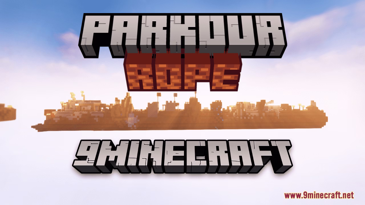 Parkour Rope Map (1.21.4, 1.20.1) – Swing, Jump, Conquer! Parkour rope map (1. 21. 4, 1. 20. 1) – swing, jump, conquer!