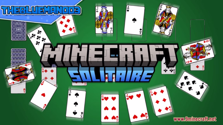 Minecraft solitaire map (1. 21. 4, 1. 20. 1) – classic card game reimagined