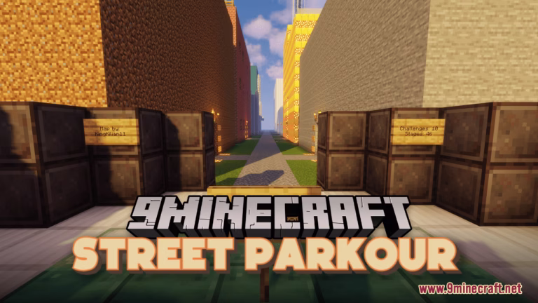 Street parkour map (1. 21. 4, 1. 20. 1) – high-flying urban challenge