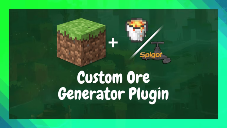 Custom ore generator plugin (1. 20. 1, 1. 19. 4) – spigot