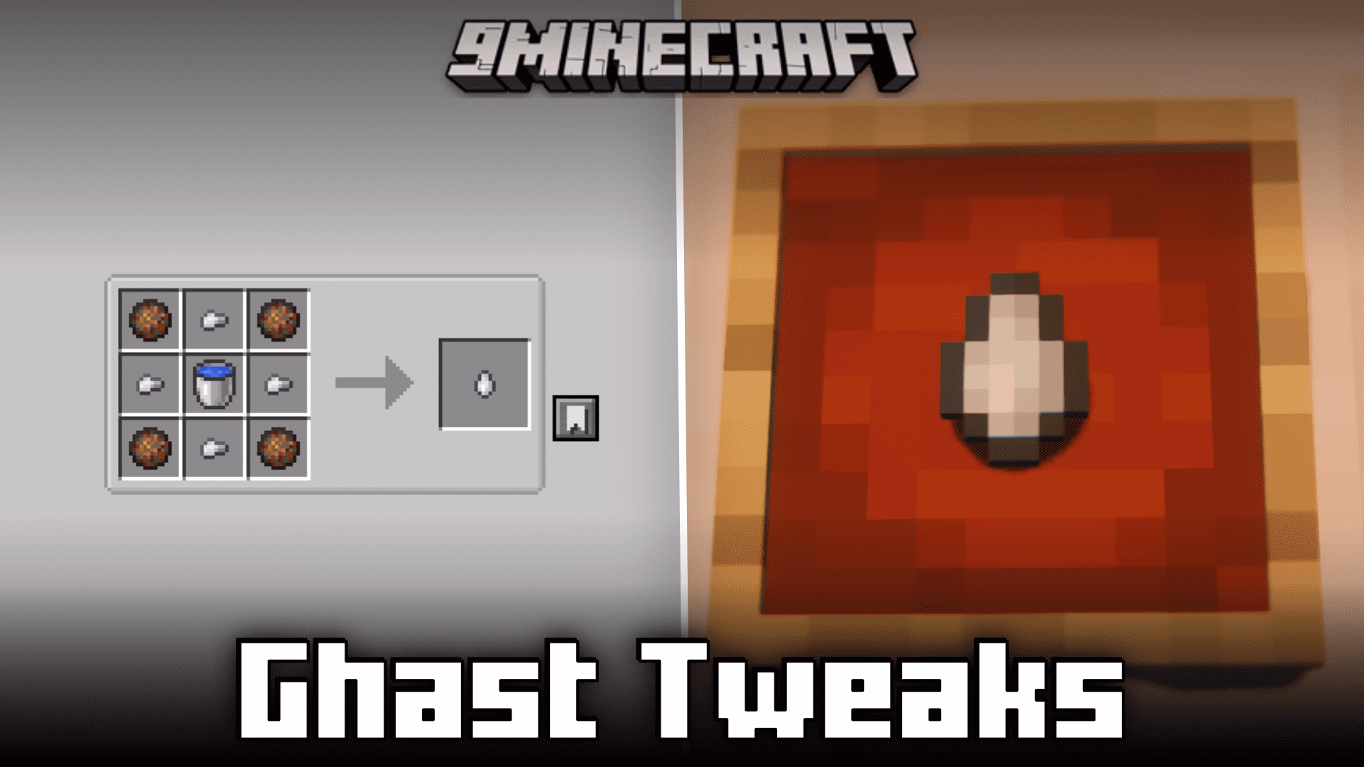 Ghast tweaks mod (1. 21. 4, 1. 20. 1) – crafting recipe for ghast tears