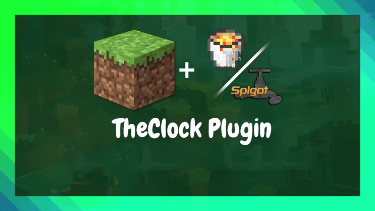 Theclock plugin (1. 20. 1, 1. 20) – spigot