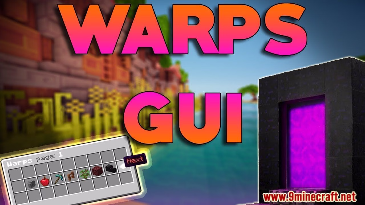 Warpsgui plugin (1. 14. 4, 1. 13. 2) – spigot