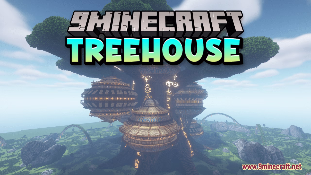 Treehouse Map (1.21.4, 1.20.1) – Arboreal Marvel Treehouse map (1. 21. 4, 1. 20. 1) – arboreal marvel