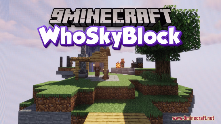 Whoskyblock map (1. 21. 4, 1. 20. 1) – 4-player skyblock adventure