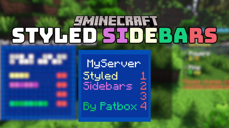 Styled sidebars mod (1. 21. 4, 1. 20. 1) – dynamic server-side sidebars