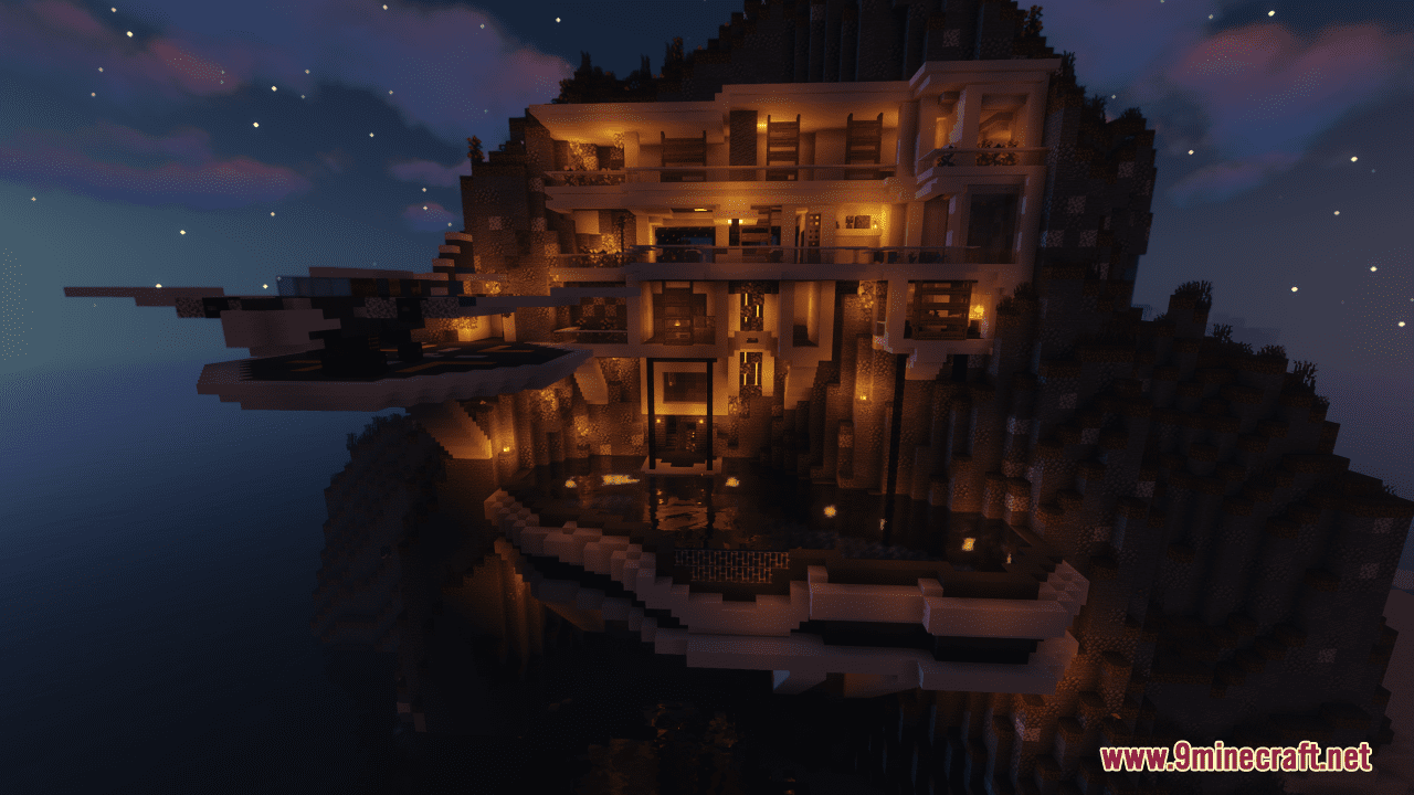 Cliff Modern House Map (1.21.4, 1.20.1) - Contemporary Elegance - Aadhu.com