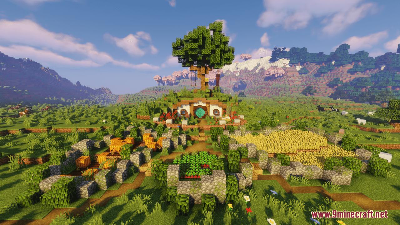 Hobbit Hole Map (1.21.4, 1.20.1) - Essence Of The Shire - Aadhu.com