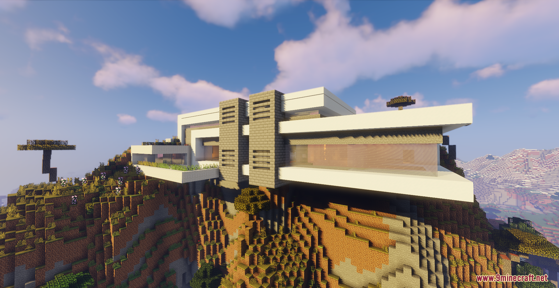 Orbit House Map (1.21.4, 1.20.1) - Modern Mountain Home - Aadhu.com