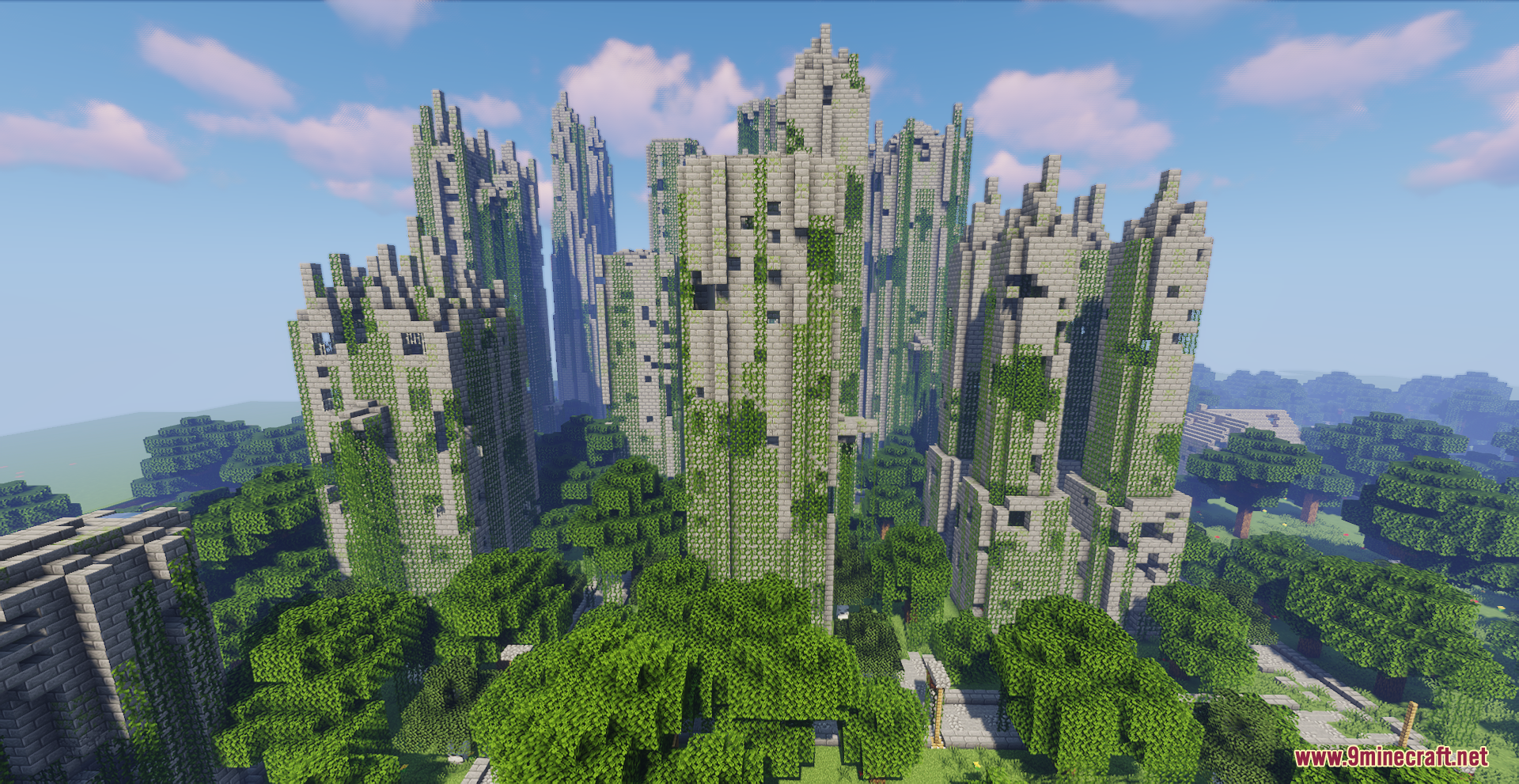 Huge Abandoned City Map (1.21.4, 1.20.1) - Minecraft Cinematic - Aadhu.com