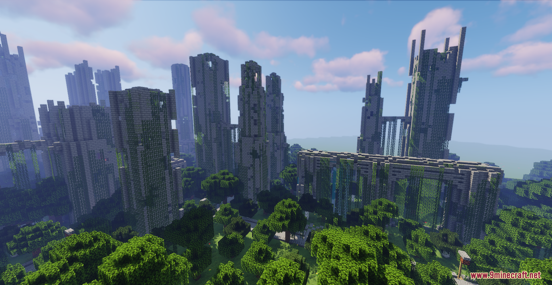 Huge Abandoned City Map (1.21.4, 1.20.1) - Minecraft Cinematic - Aadhu.com