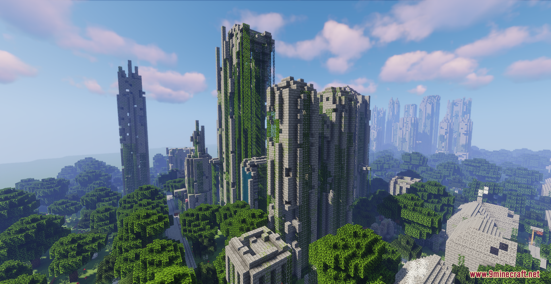 Huge Abandoned City Map (1.21.4, 1.20.1) - Minecraft Cinematic - Aadhu.com