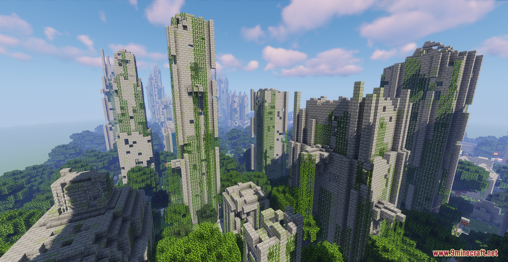 Huge Abandoned City Map (1.21.4, 1.20.1) - Minecraft Cinematic - Aadhu.com