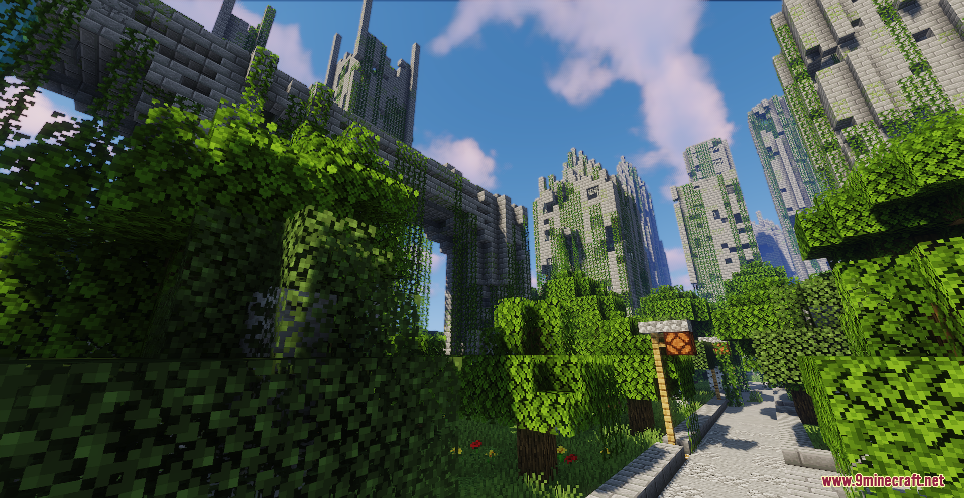 Huge Abandoned City Map (1.21.4, 1.20.1) - Minecraft Cinematic - Aadhu.com