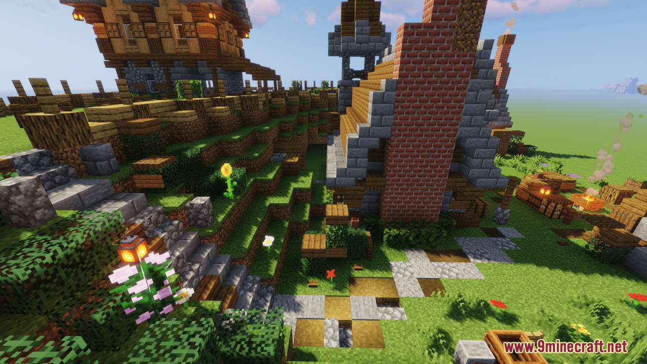 Small Peasant Village Map (1.21.4, 1.20.1) - A Rustic Retreat - Aadhu.com
