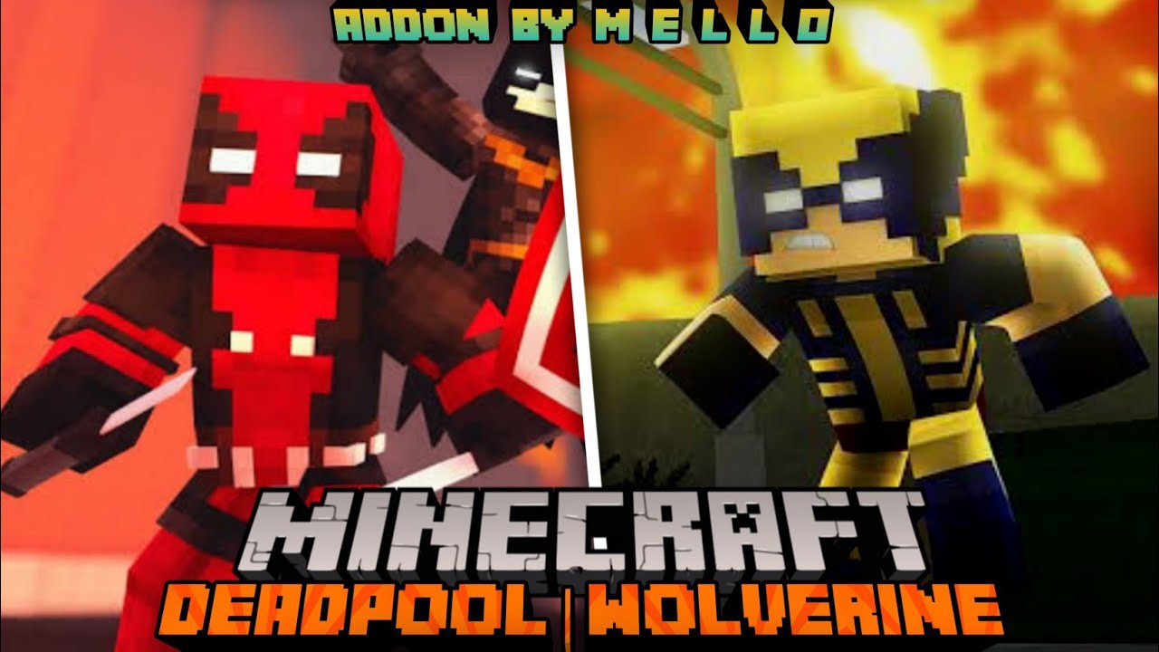 Deadpool And Wolverine Addon (1.21, 1.20) - MCPE/Bedrock Mod - Aadhu.com