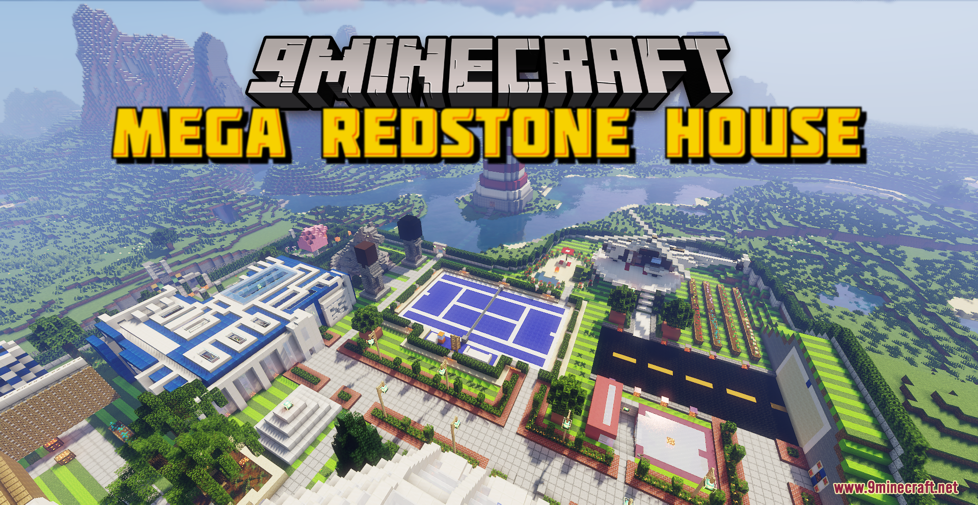 Mega Redstone House Map (1.21.4, 1.20.1) - 90 Mechanisms Of Genius ...