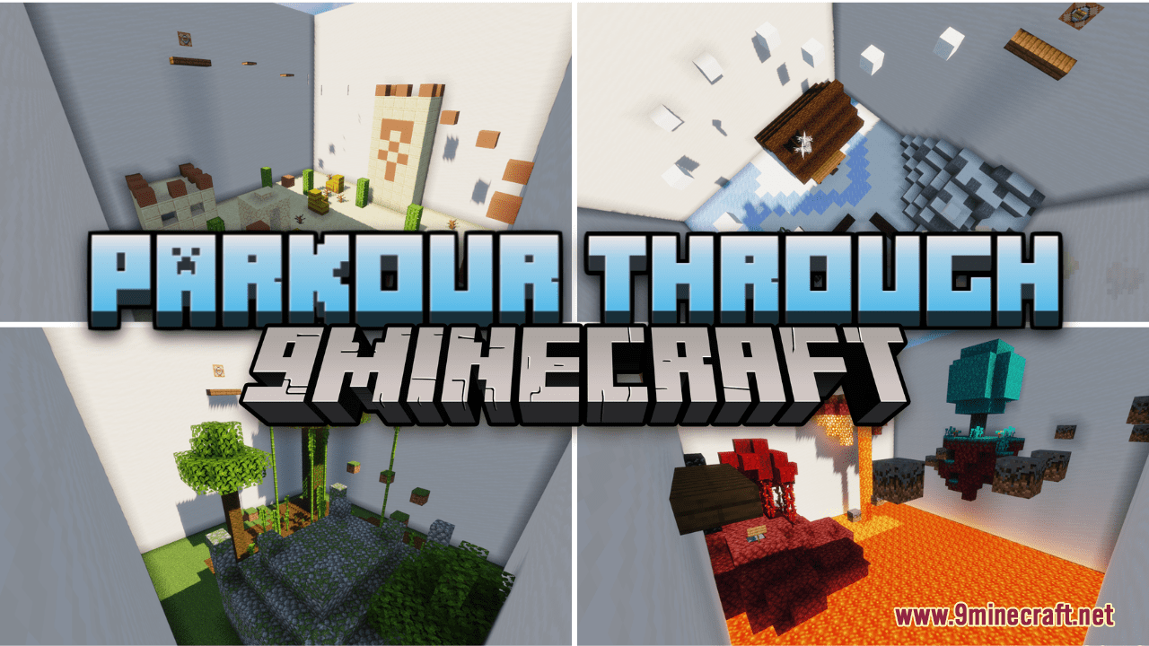 Minecraft Marathon Build Parkour Through Minecraft Map (1.20.4, 1.19.4) - Minecraft Marathon ...