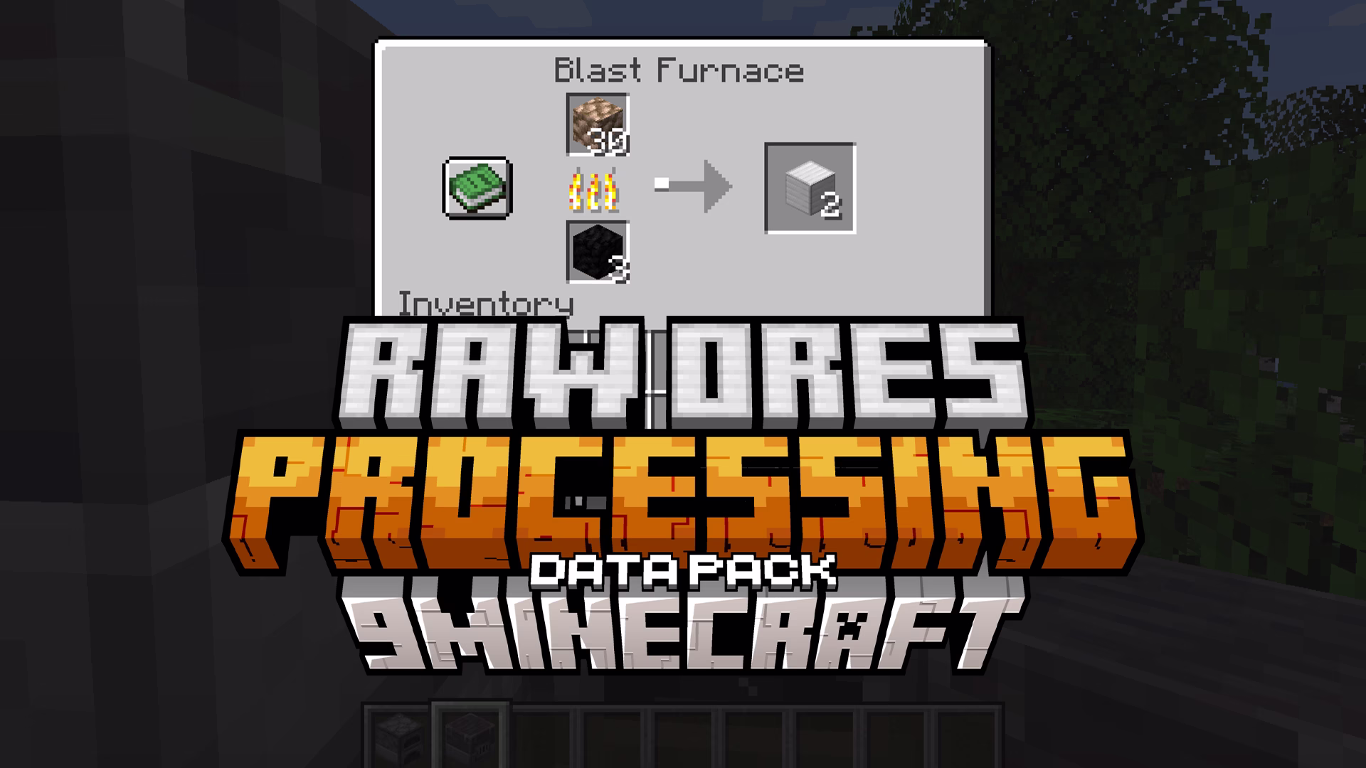 Raw ores processing data pack (1. 21. 3, 1. 20. 1) – smelt raw ore blocks with ease