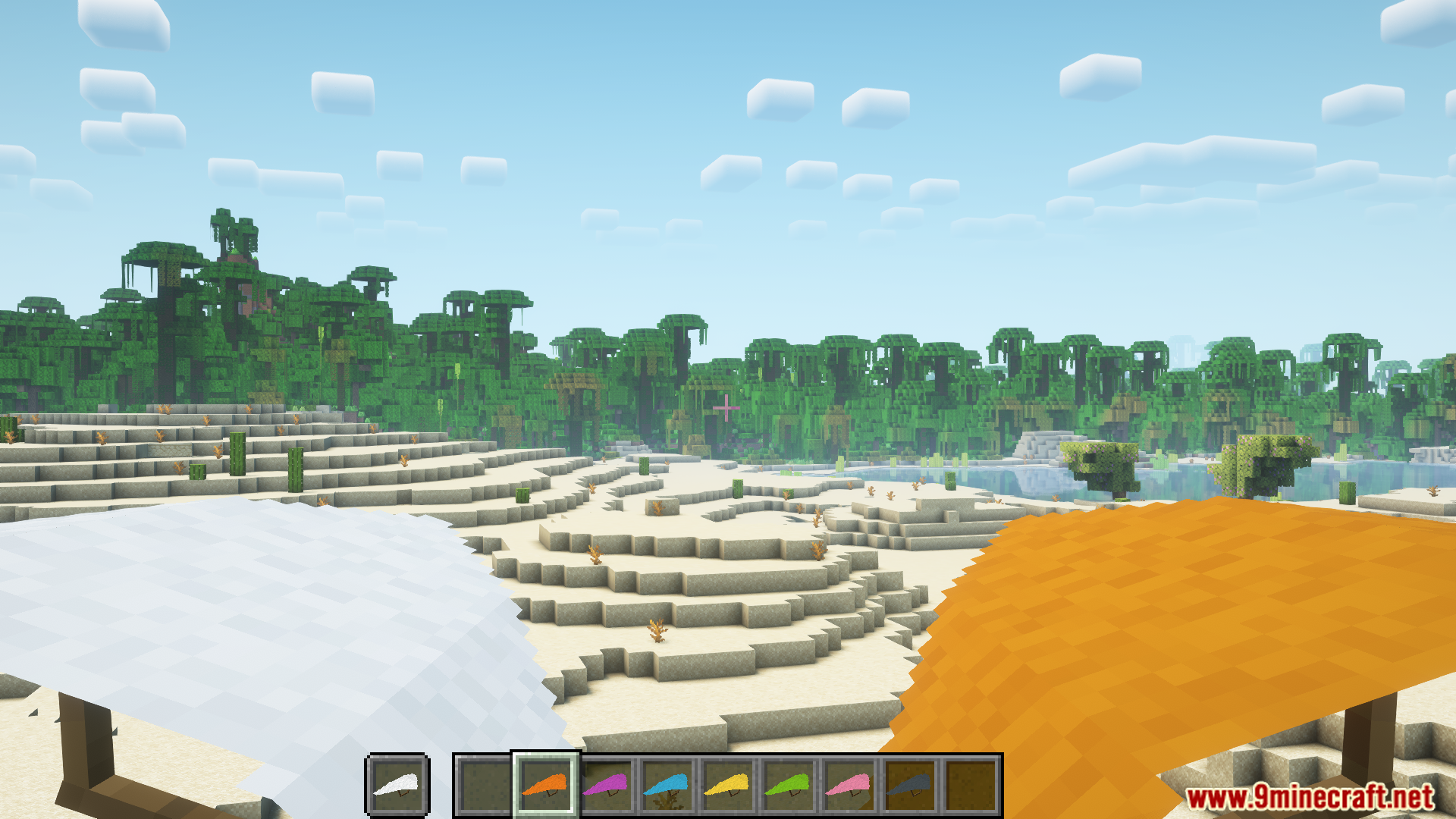 Glide Away! Mod (1.21.4, 1.20.6) - Hang Gliders As A New Mode Of Transportation 48 1738507579 148 glide away mod 1214 1206 hang gliders as a