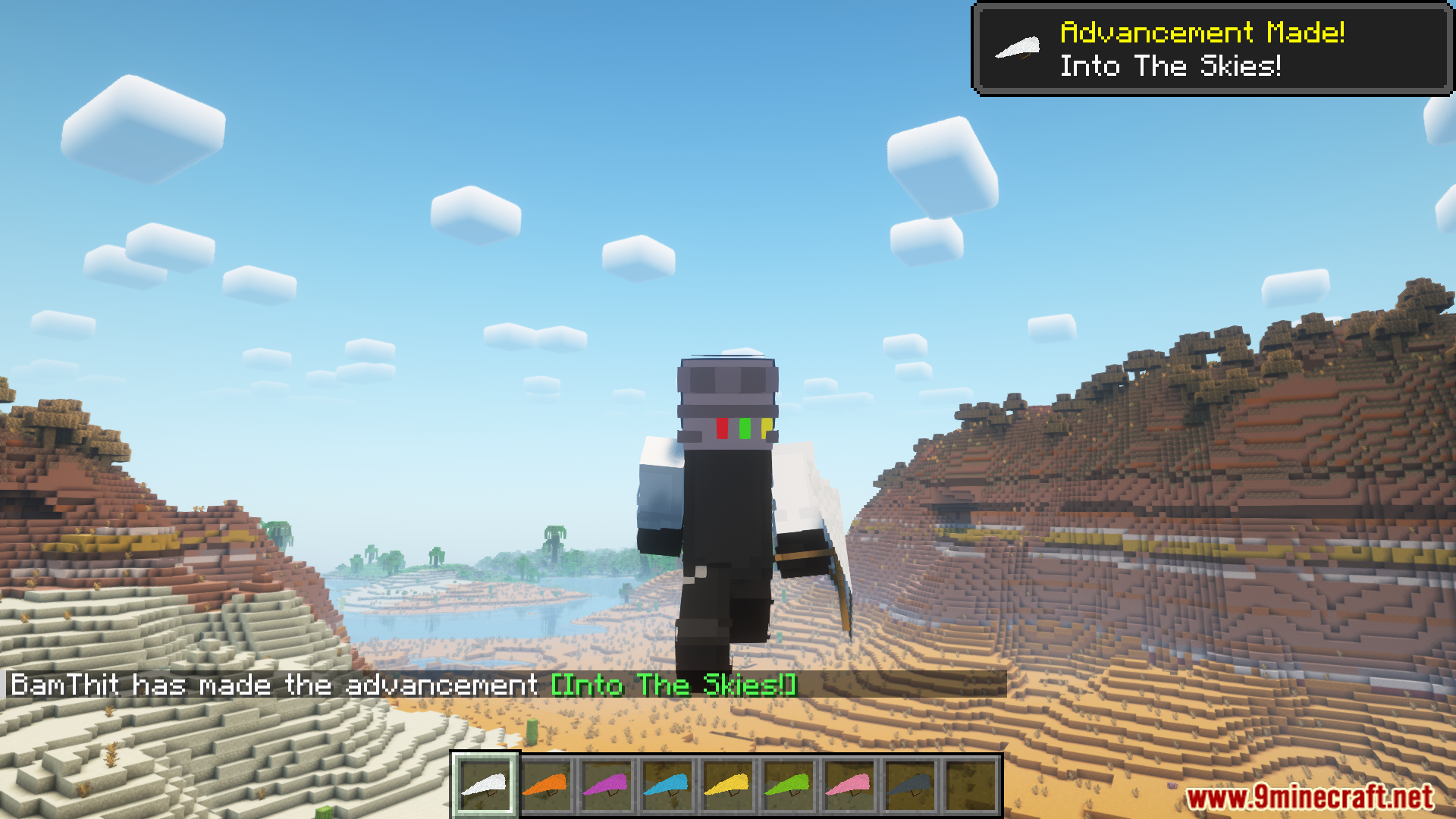 Glide Away! Mod (1.21.4, 1.20.6) - Hang Gliders As A New Mode Of Transportation 54 1738507592 406 glide away mod 1214 1206 hang gliders as a