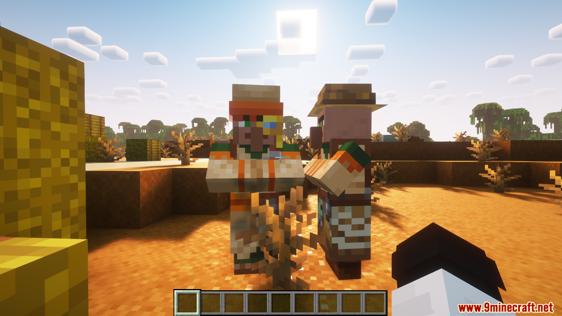 Click2pick Minecraft Mod ClickVillagers Mod (1.21.4, 1.20.1) - Shift + Right-click To Pick Up ...