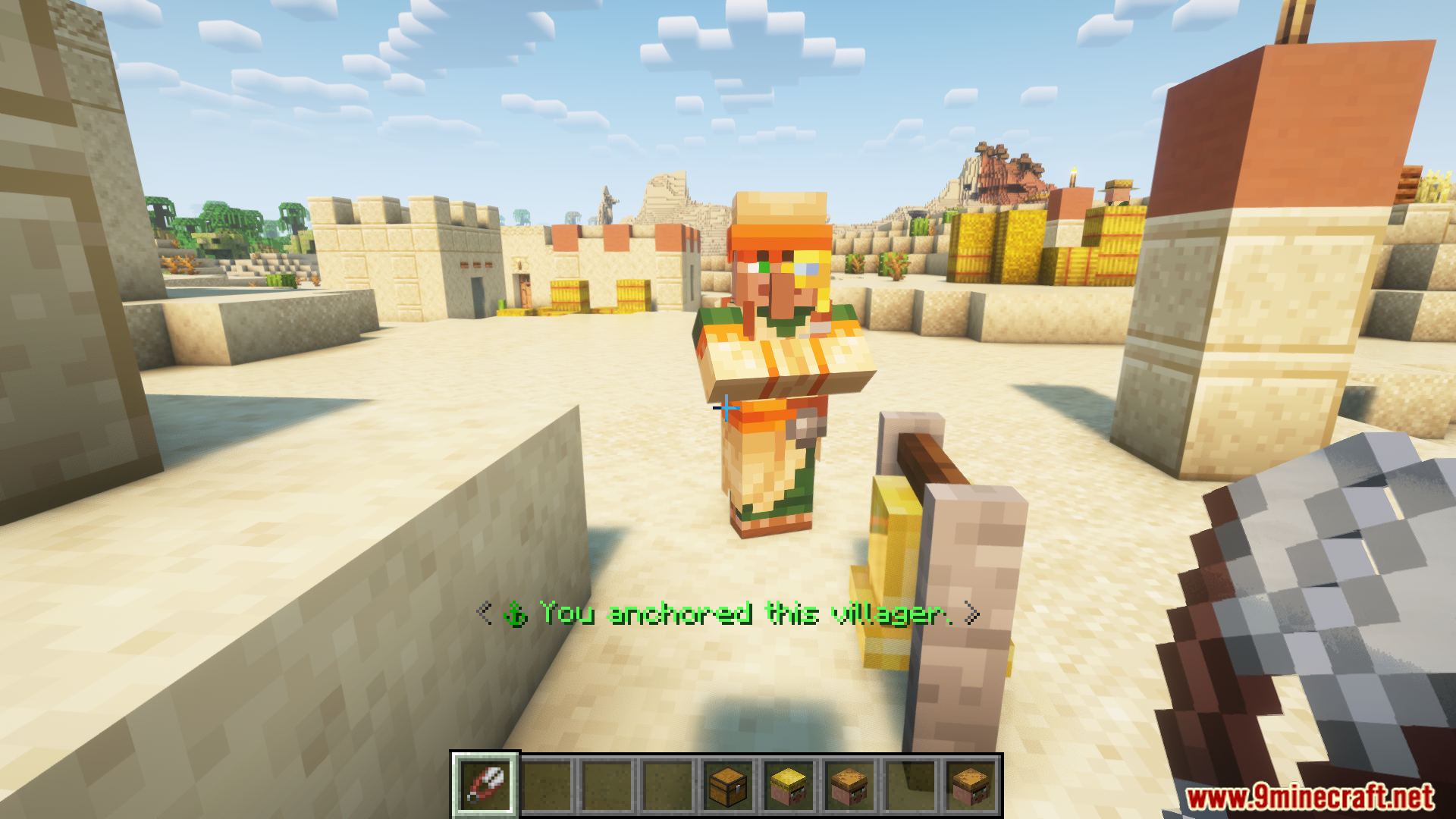 Click2pick Minecraft Mod ClickVillagers Mod (1.21.4, 1.20.1) - Shift + Right-click To Pick Up ...