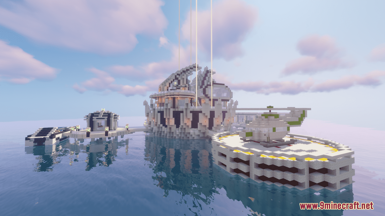 Lotus Map (1.21.4, 1.20.1) - Futuristic Ocean Mansion 47 1738617952 655 lotus map 1214 1201 futuristic ocean mansion