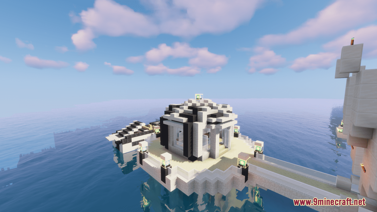 Lotus Map (1.21.4, 1.20.1) - Futuristic Ocean Mansion 51 1738617954 854 lotus map 1214 1201 futuristic ocean mansion