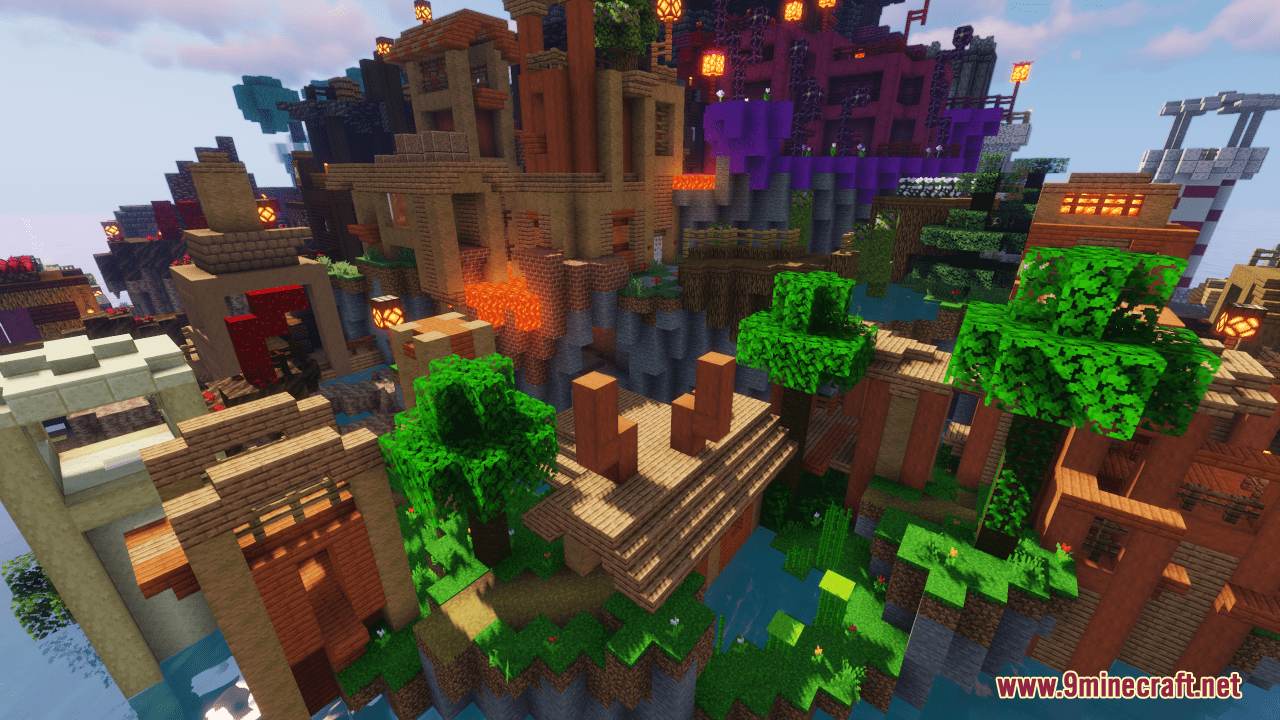 The Parkour Island Map (1.21.4, 1.20.1) - An Island Full Of Surprises ...