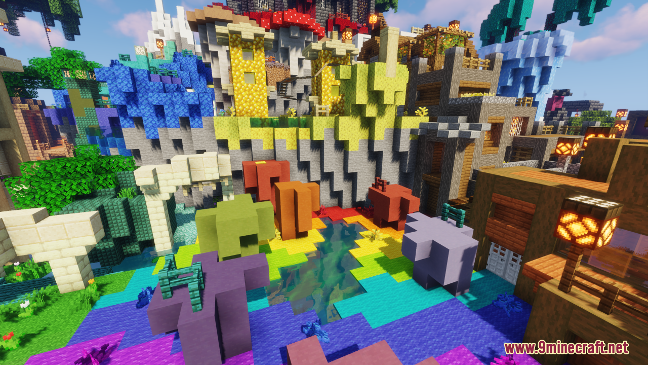 The Parkour Island Map (1.21.4, 1.20.1) - An Island Full Of Surprises ...
