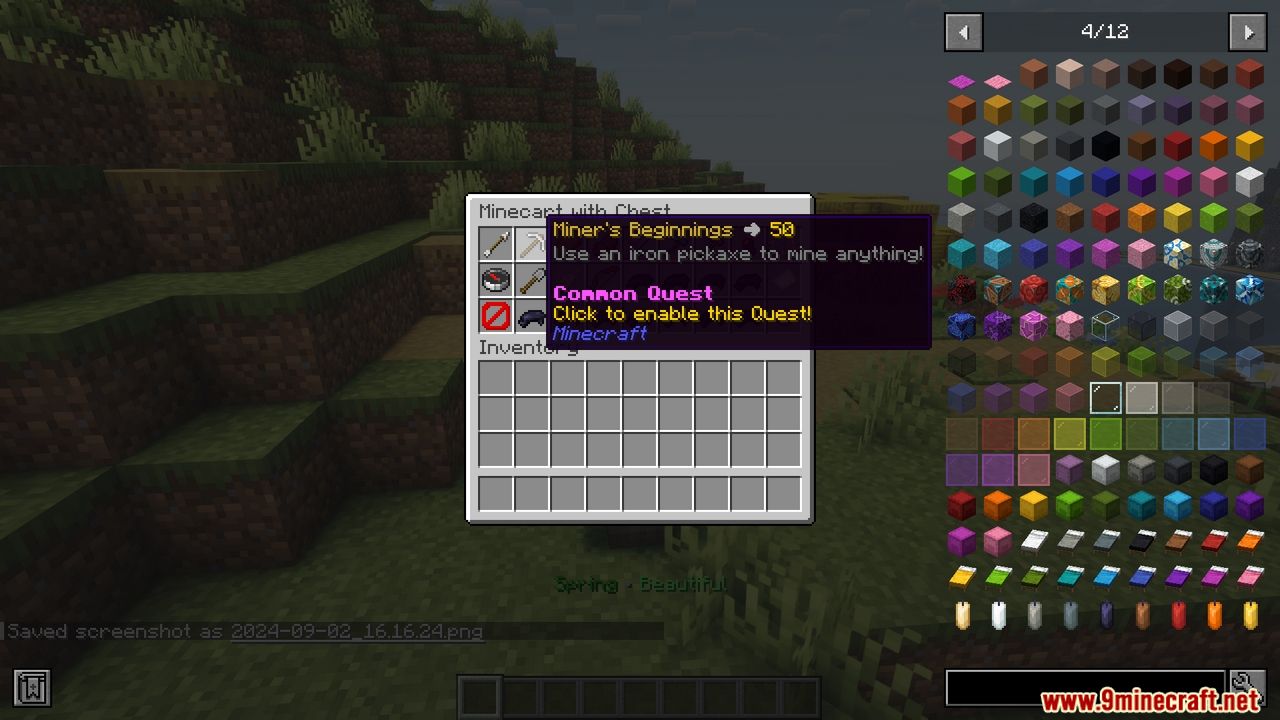 Simple Quest Mod Quests Journey Mod (1.21.4, 1.21.1) - Plugin-based Quests System ...