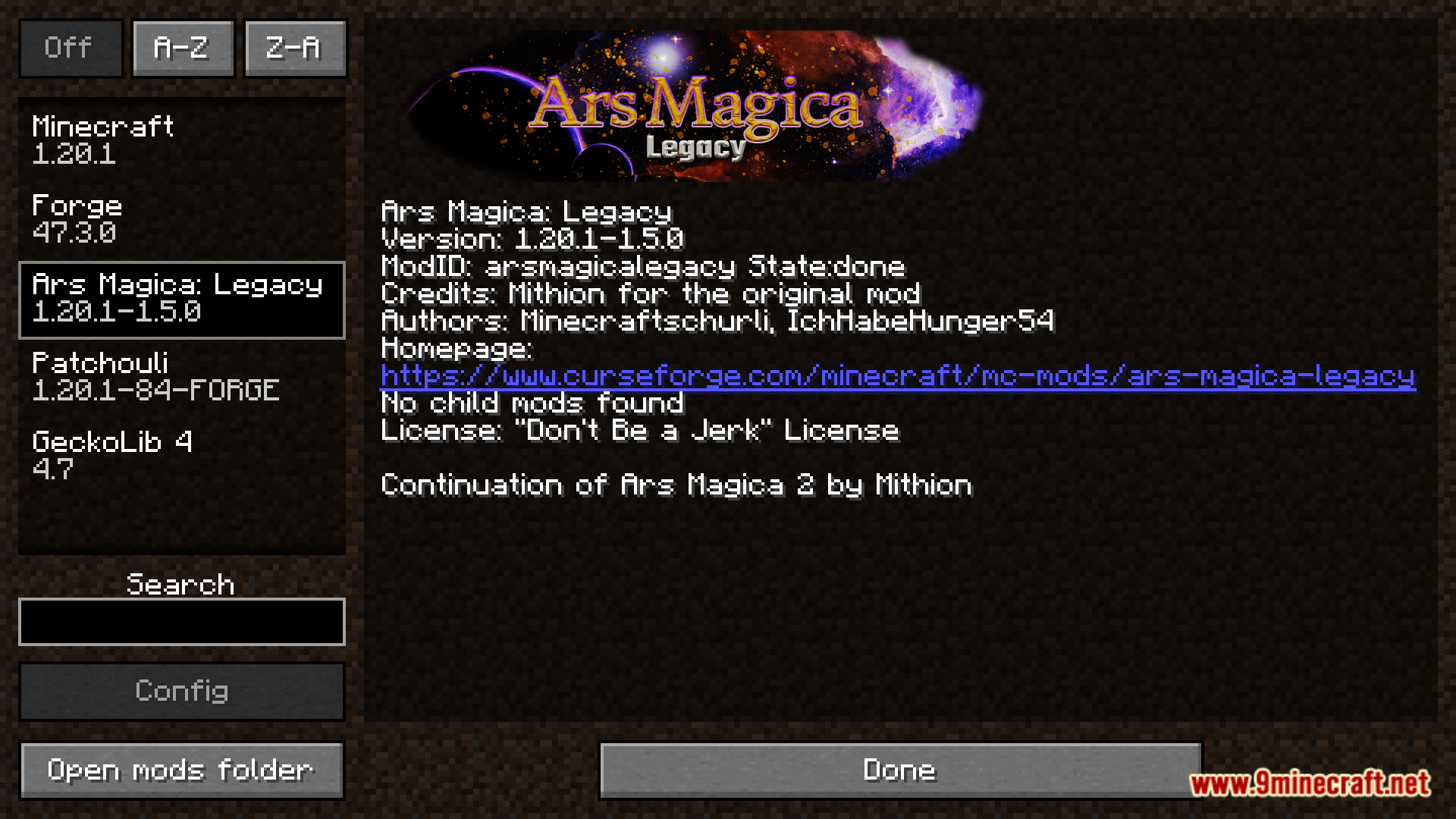 Ars magica legacy mod 1204 1201 dive into magical
