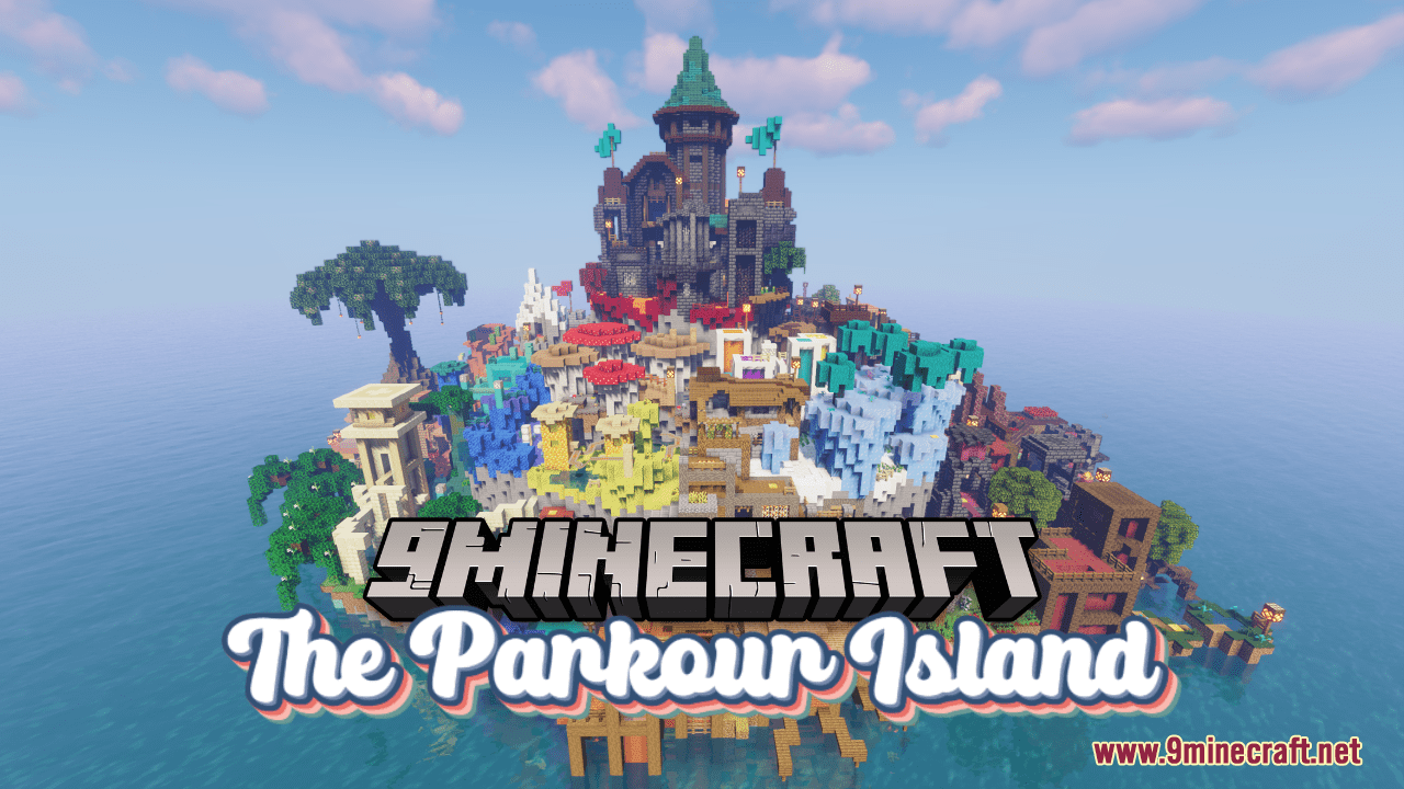 The Parkour Island Map (1.21.4, 1.20.1) - An Island Full Of Surprises ...