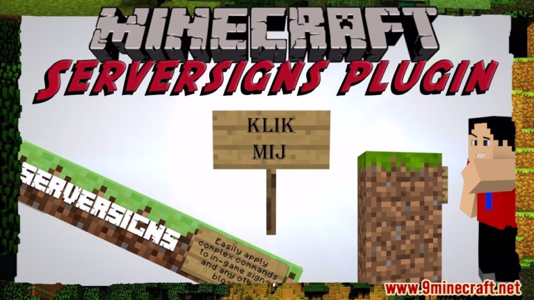 Serversigns plugin (1. 19, 1. 18) – bukkit, spigot, paper