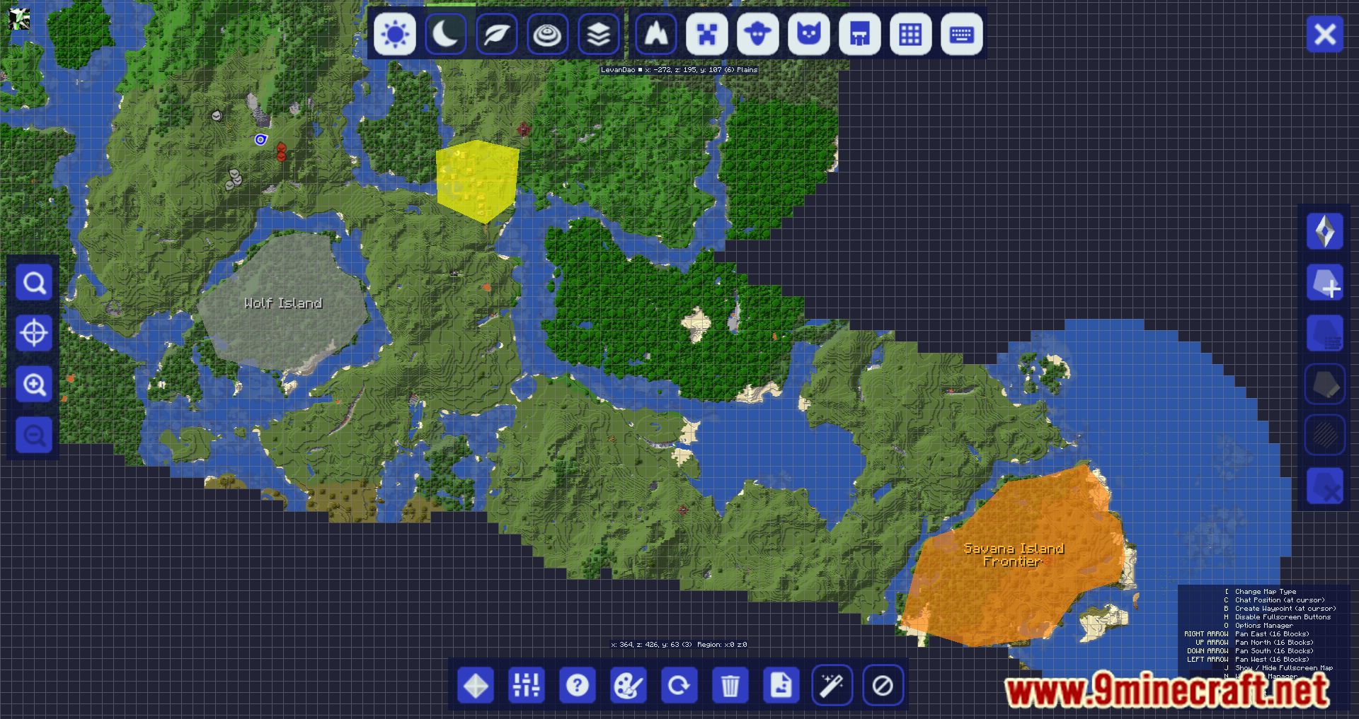 Mapfrontiers Mod (1.21.4, 1.20.1) - Divide The Map 52 1740795352 757 mapfrontiers mod 1214 1201 divide the map