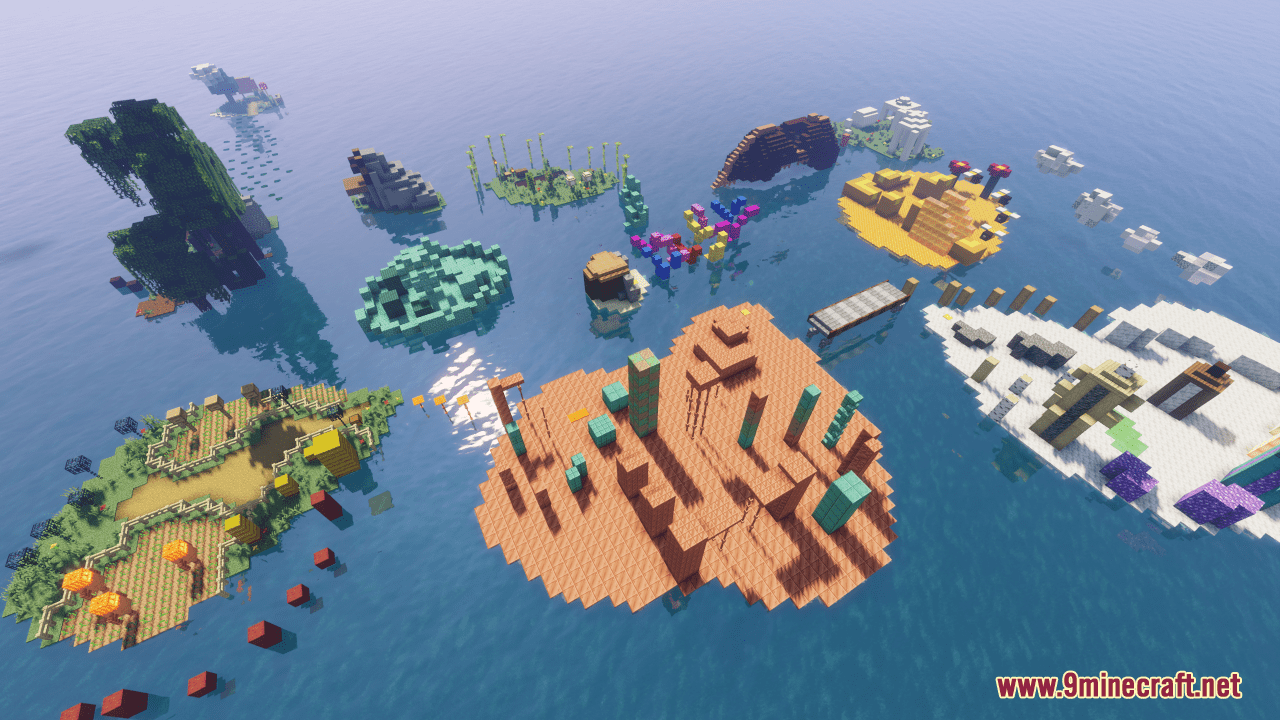Islands Parkour Map (1.21.4, 1.20.1) - Exciting New Challenges 64 1741493630 449 islands parkour map 1214 1201 exciting new challenges