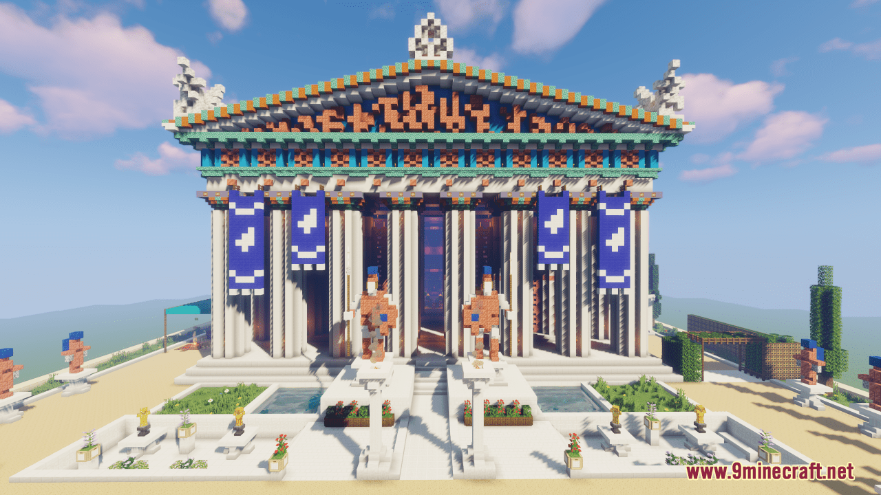 Greek Temple Of Athena Map (1.21.4, 1.20.1) - The Parthenon 49 1741850308 607 greek temple of athena map 1214 1201 the parthenon