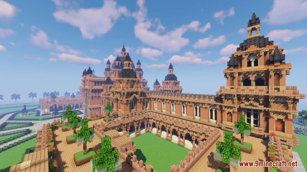 Terracotta Oriental Palace Map (1.21.5, 1.20.1) - Fancy Castle With ...