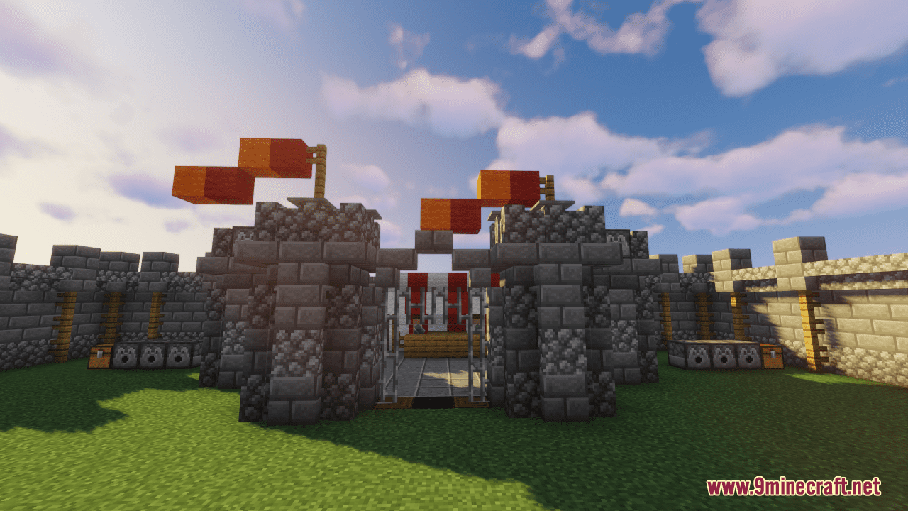 Castle Rushers Map (1.21.5, 1.20.1) - Medieval Capture The Wool - Aadhu.com