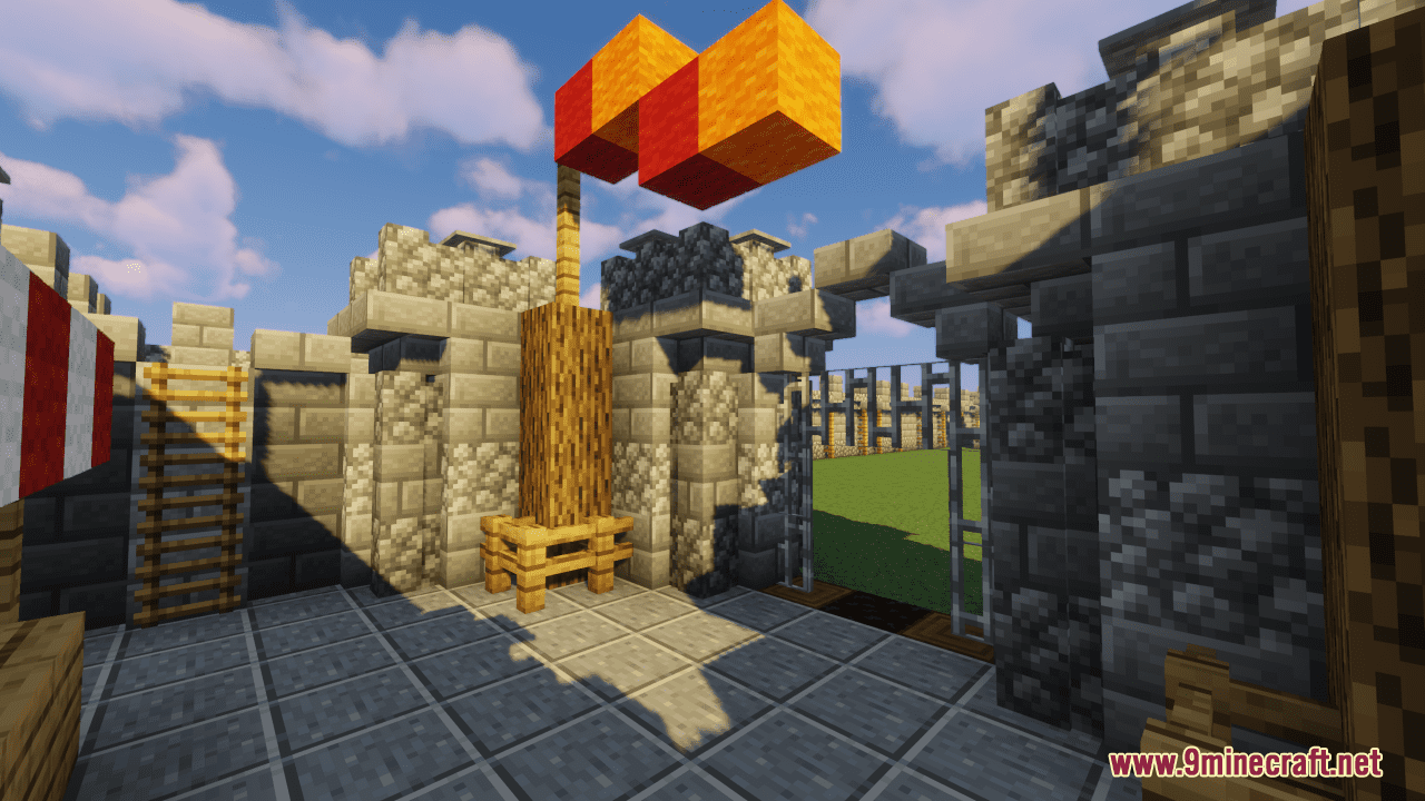 Castle Rushers Map (1.21.5, 1.20.1) - Medieval Capture The Wool - Aadhu.com