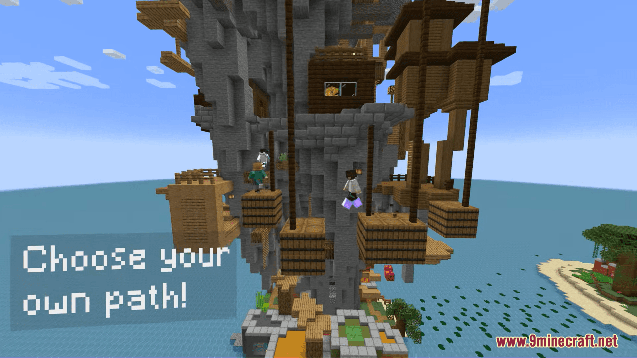 Parkour Town Map (1.21.5, 1.20.1) - How Fast Can You Climb? 55 1743255008 870 parkour town map 1215 1201 how fast can you