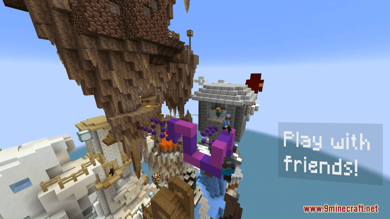 Parkour Town Map (1.21.5, 1.20.1) - How Fast Can You Climb? 59 1743255009 687 parkour town map 1215 1201 how fast can you