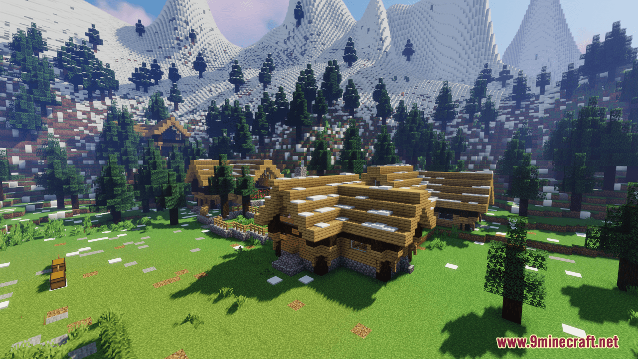 The Village Of Barrey Map (1.21.5, 1.20.1) - Flans Mod Ww2 Battlefield 63 1743291253 224 the village of barrey map 1215 1201 flans mod