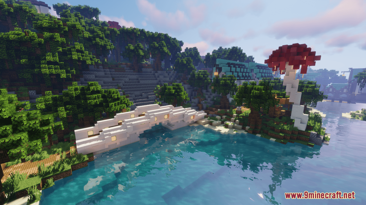 Elven Town Map (1.21.5, 1.20.1) - A Fantasy Dream 47 1743334812 530 elven town map 1215 1201 a fantasy dream